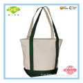 Natural color top quality organic cotton lunch bag